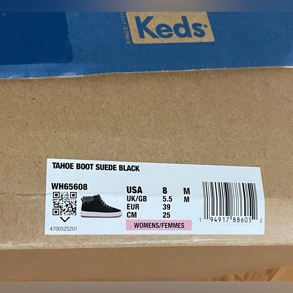 Keds Black Women’s Tahoe Suede Boots - Picture 13 of 14